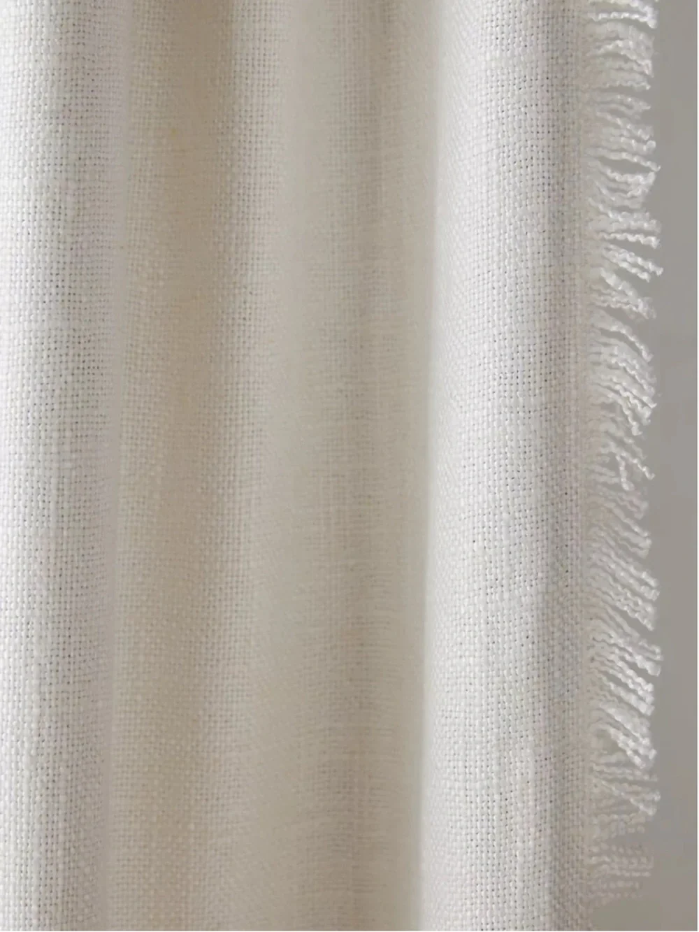 Anthropologie Luxe Linen Blend Woven Blackout Curtain 1 panel NEW